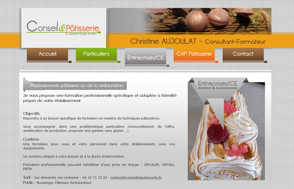 Création de site internet vitrine sur aix-en-provence