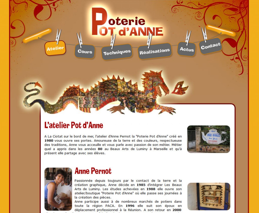 Création site Internet La Ciotat – Pot d’Anne