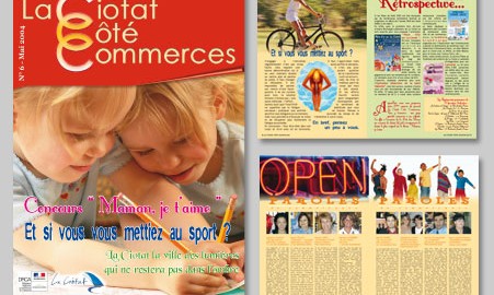 Création magazine La Ciotat – Revue des commerçants