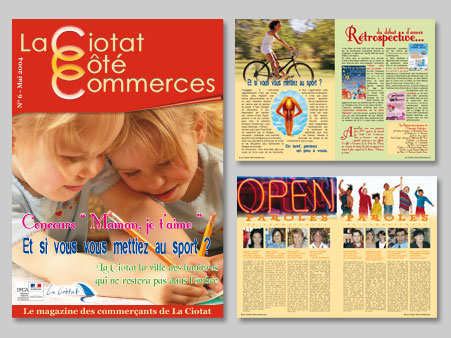 Création magazine La Ciotat – Revue des commerçants
